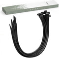 Black Cable Ties 300mm x 3.6mm, 40 Pack PA66 Nylon Zip Ties, UV Resistant Self Locking Tie Wraps with 18kg Tensile Strength, Temperature Resistant -20°C to +80°C for Home, Garden, Office and DIY